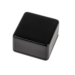 1 pcs - RS PRO Black Die Cast Aluminium Enclosure, IP54, Black Lid, 50 x 50 x 31mm