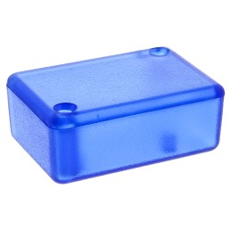 1 pcs - Hammond 1551 Series Blue ABS Enclosure, IP54, Blue Lid, 50 x 35 x 20mm