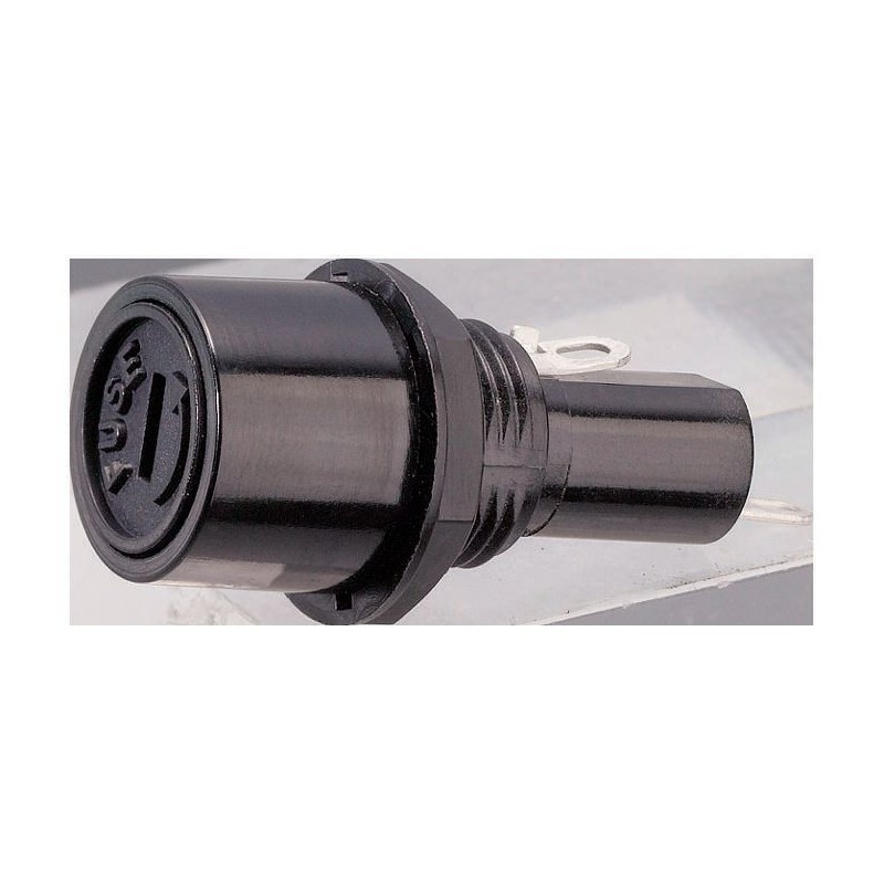 1 pcs - Sato Parts 10A Panel Mount Fuse Holder for 5 x 20mm Fuse, 250V ac