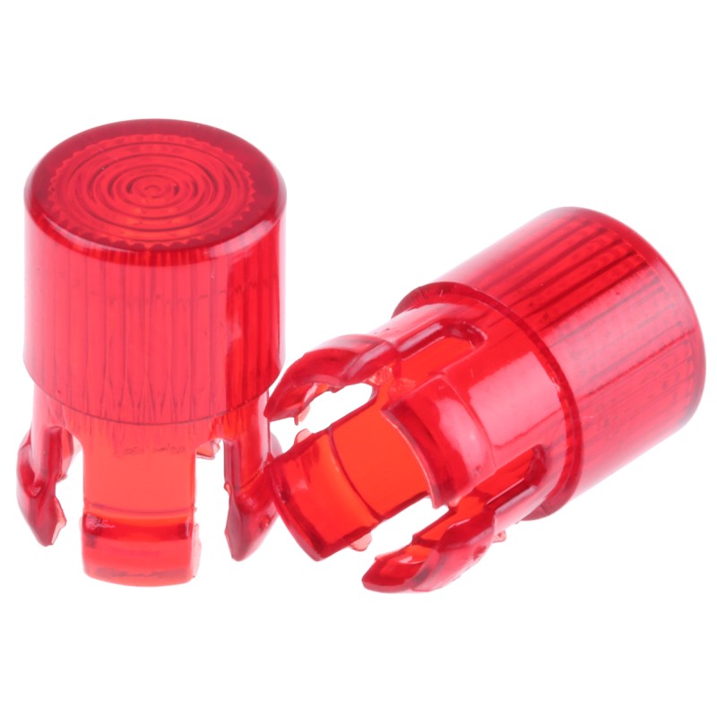 5 pcs - Visual LED Lens Cap for use with Through-Hole LEDs