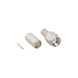 1 pcs : 132113N - RF Connectors / Coaxial Connectors Str Crimp Pl for RG-58, LMR-195