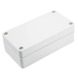 1 pcs - Hammond 1554 Series Grey ABS Enclosure, IP66, Grey Lid, 120 x 65 x 40.5mm
