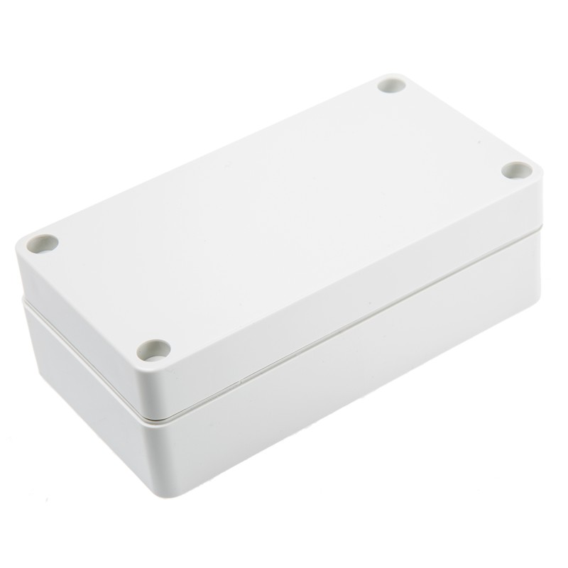 1 pcs - Hammond 1554 Series Grey ABS Enclosure, IP66, Grey Lid, 120 x 65 x 40.5mm
