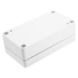 1 pcs - Hammond 1554 Series Grey ABS Enclosure, IP66, Grey Lid, 120 x 65 x 40.5mm