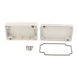 1 pcs - Hammond 1554 Series Grey ABS Enclosure, IP66, Grey Lid, 120 x 65 x 40.5mm