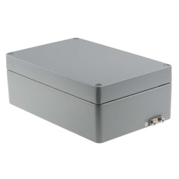 1 pcs - RS PRO Aluminium Enclosure, IP66, IP67, IP68, IK09, 280 x 180 x 100mm