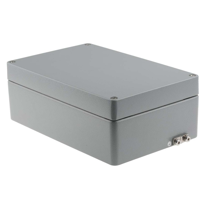 1 pcs - RS PRO Aluminium Enclosure, IP66, IP67, IP68, IK09, 280 x 180 x 100mm