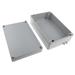 1 pcs - RS PRO Aluminium Enclosure, IP66, IP67, IP68, IK09, 280 x 180 x 100mm