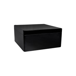 1 pcs - RS PRO Black Fibreglass Reinforced Polyester General Purpose Enclosure, IP66, IP67, IP68, Black Lid, 255 x 250 x 160mm