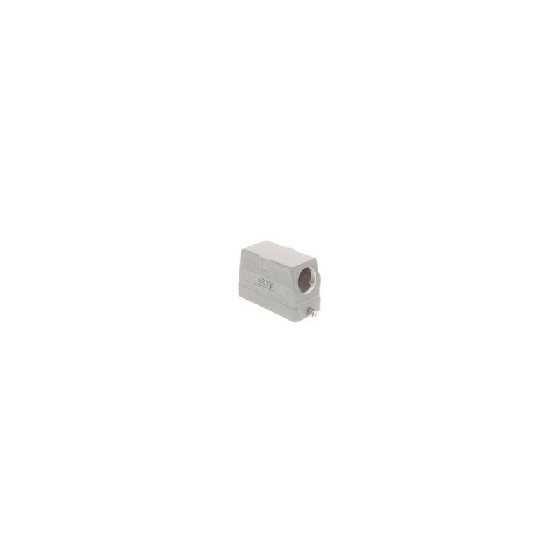 1 pcs : T1310160121-000 - Heavy Duty Power Connectors Low Construction Hood PG21 Side Entry