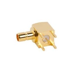 1 pcs : 142146-75 - RF Connectors / Coaxial Connectors MINI SMB PCB R/A JACK