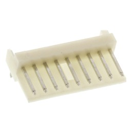 4000 pcs - TE Connectivity EI Series Right Angle Through Hole PCB Header, 9 Contact(s), 2.5mm Pitch, 1 Row(s), Shrouded