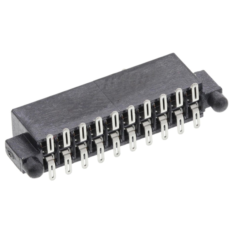 5 pcs - Samtec SFM Series Straight Surface Mount PCB Socket, 20-Contact, 2-Row, 1.27mm Pitch, Solder Termination