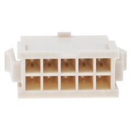 5 pcs - Molex, Mini-Fit Jr Male Connector Housing, 4.2mm Pitch, 10 Way, 2 Row