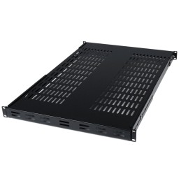 1 pcs - StarTech.com Black Shelf, 2U, 80kg Load, 44.5mm x 700mm