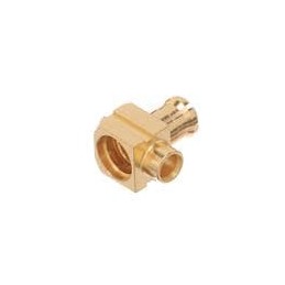 1 pcs : R113153000 - RF Connectors / Coaxial Connectors MCX / RIGHT ANGLE PLUG SOLDER TYPE CABLE .085