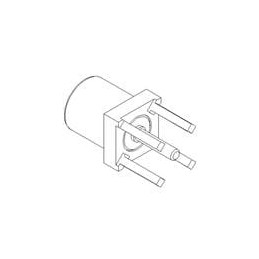 1 pcs : R110426000 - RF Connectors / Coaxial Connectors MMCX / STRAIGHT JACK RECEPTACLE FOR PCB SOLDER LEGS