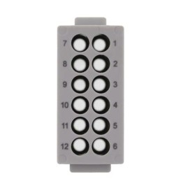 5 pcs - Phoenix Contact Heavy Duty Power Connector Module, 10A, Female, HC-M-12 Series, 12 Contacts
