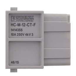 5 pcs - Phoenix Contact Heavy Duty Power Connector Module, 10A, Female, HC-M-12 Series, 12 Contacts