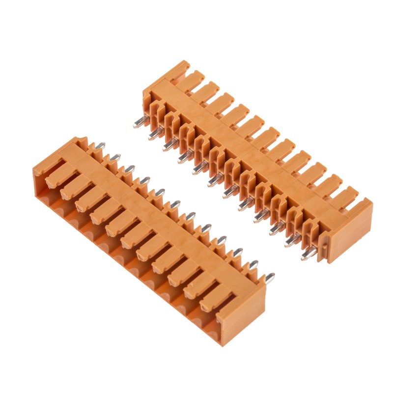 5 pcs - Weidmuller 3.5mm Pitch 12 Way Pluggable Terminal Block, Header, Through Hole, Solder Termination