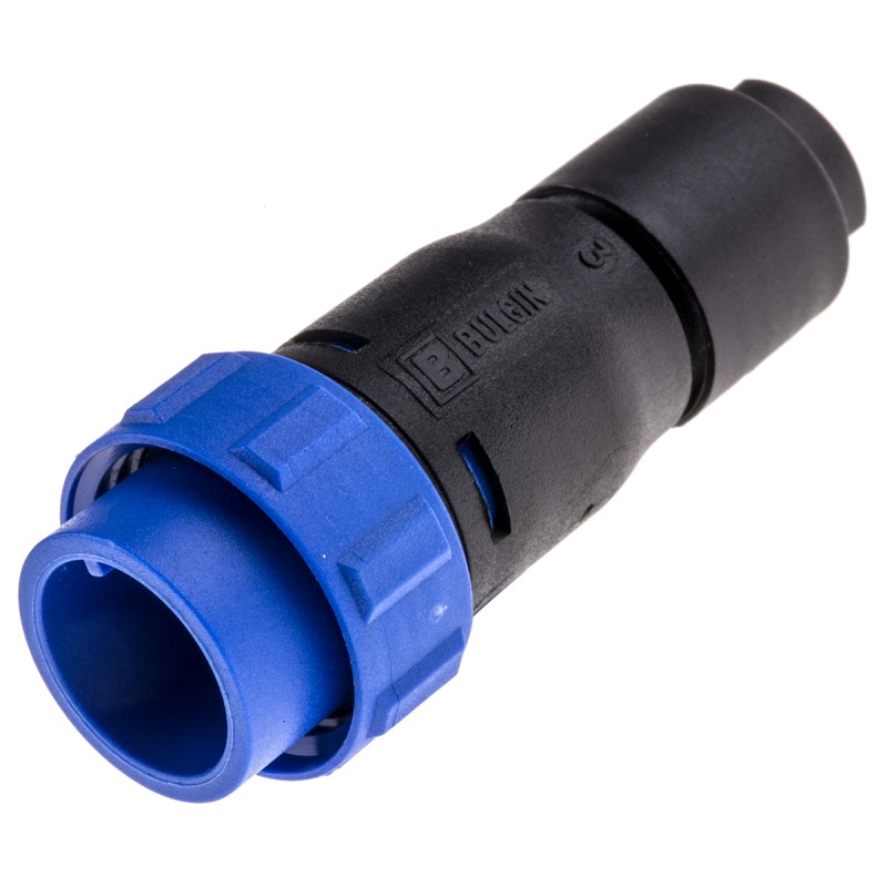 1 pcs - Bulgin Circular Connector, 12 Contacts, Cable Mount, Miniature Connector, Plug, Male, IP68, Buccaneer 400 Series
