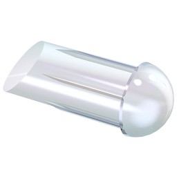 5 pcs - 1292.7000 MENTOR, Panel Mount LED Light Pipe, Clear Dome Lens