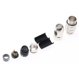 1 pcs - Lumberg 5 Pole Din Plug, DIN EN 60529, 5A, 60 V ac IP68, Male, Cable Mount