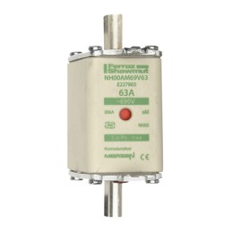 1 pcs - Mersen 63A NH Fuse, NH00, 690V ac