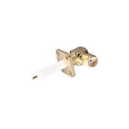 1 pcs : CONSMA019-G - RF Connectors / Coaxial Connectors SMA RA JCK-RCP 4HF PST SDR