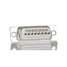 5 pcs - RS PRO 15 Way Panel Mount D-sub Connector Plug, 2.77mm Pitch