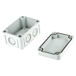 1 pcs - Spelsberg TK PC Series Grey Polycarbonate Junction Box, IP66, 94 x 65 x 57mm