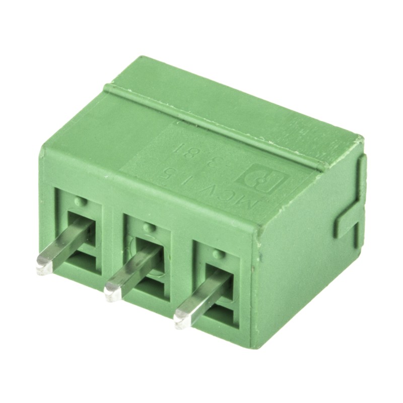 5 pcs - Phoenix Contact 3.81mm Pitch 3 Way Pluggable Terminal Block, Header, Wave Soldering, Solder Termination