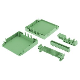 1 pcs - Phoenix Contact Electronic Housing Enclosure Type UEGM-MSTB Series , 73.7 x 25 x 90.5mm, Polyamide DIN Rail Enclosure