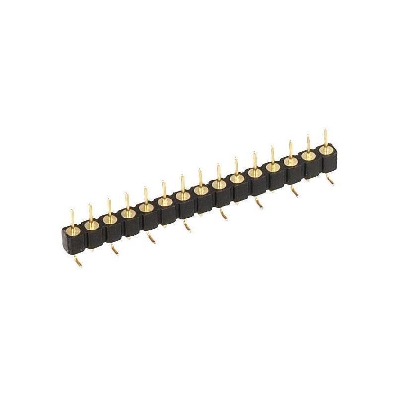 5 pcs - Preci-Dip 350 Series Straight Surface Mount Pin Header, 8 Contact(s), 2.54mm Pitch, 1 Row(s), Unshrouded