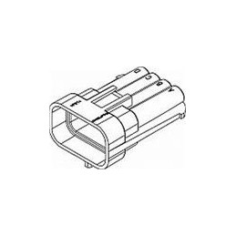 1 pcs : 12052480 - Automotive Connectors CON MP 150 5W ML