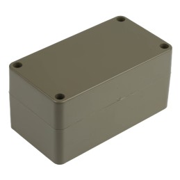 1 pcs - CAMDENBOSS 2000 Series Brown ABS Enclosure, IP54, Grey Lid, 120 x 65 x 60mm