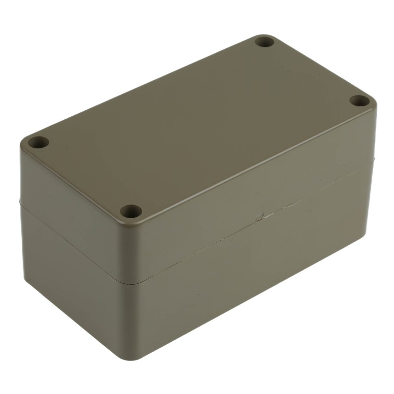 1 pcs - CAMDENBOSS 2000 Series Brown ABS Enclosure, IP54, Grey Lid, 120 x 65 x 60mm