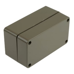 1 pcs - CAMDENBOSS 2000 Series Brown ABS Enclosure, IP54, Grey Lid, 120 x 65 x 60mm