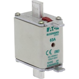 1 pcs - Eaton 63A Centred Tag Fuse, NH00, 500V ac