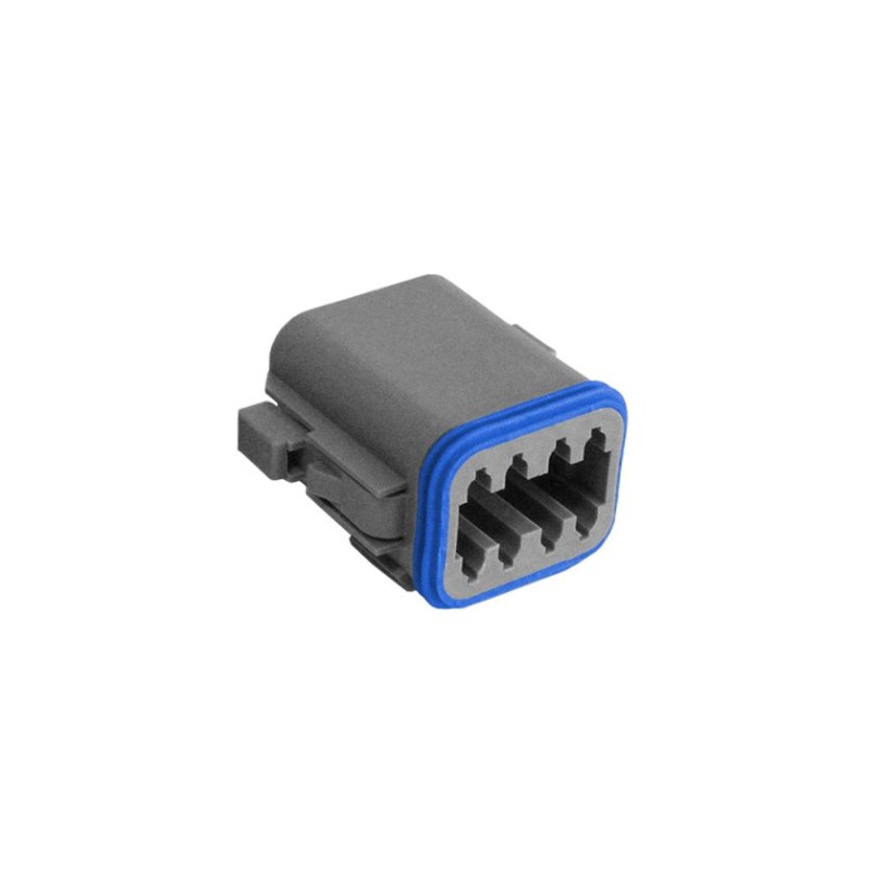 5 pcs - Bulgin, PX0100 Connector Housing Plug 8 Way, Crimp Termination