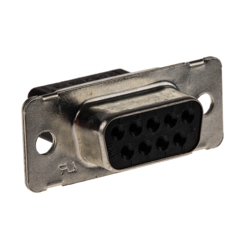 1 pcs - TE Connectivity Amplimite HDP-20 9 Way Cable Mount D-sub Connector Socket
