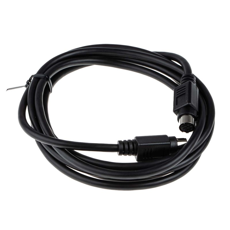 1 pcs - RS PRO Male 8 Pin mini-DIN to Female 8 Pin mini-DIN Black DIN Cable 2m