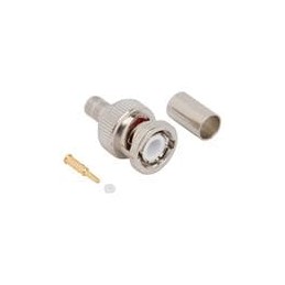 1 pcs : 031-6861 - RF Connectors / Coaxial Connectors BNC Strt Cmp Plg LMR-240 50 ohm
