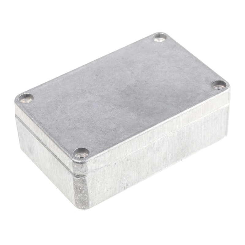 1 pcs - RS PRO Silver Die Cast Aluminium Enclosure, IP66, Silver Lid, 98 x 64 x 34mm
