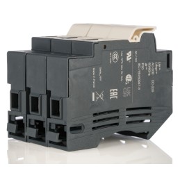 1 pcs - Schneider Electric 25A Rail Mount Fuse Holder for 8 x 31mm Fuse, 3P, 500V ac