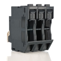 1 pcs - Schneider Electric 25A Rail Mount Fuse Holder for 8 x 31mm Fuse, 3P, 500V ac