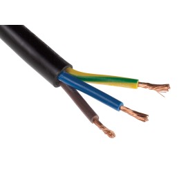 1 pcs - RS PRO Unterminated Type F German Plug Power Cord, 3m