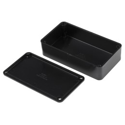 1 pcs - RS PRO Black ABS Enclosure, Black Lid, 112 x 62 x 31mm
