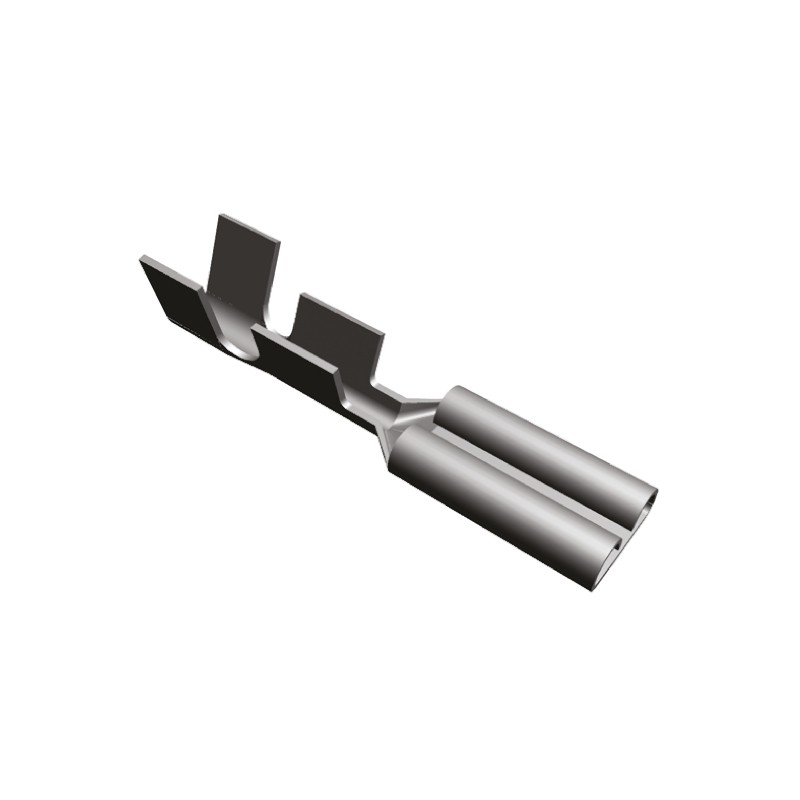 1 Pack of 10000 - TE Connectivity FASTON .110 Uninsulated Female Spade Connector, Receptacle, 2.79 x 0.51mm Tab Size, 0.3mm² to 