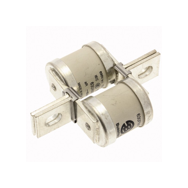 1 pcs - Eaton 630A Bolted Tag Fuse, FMM, 500 V dc, 690V ac, 85mm